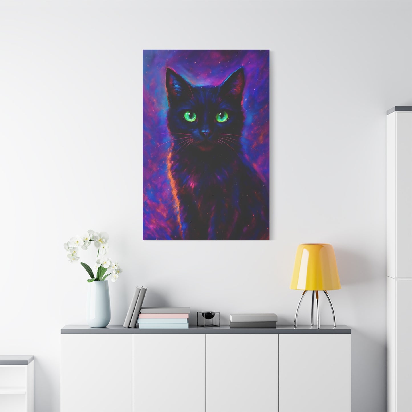 House of Sebastian - Introducing Sebastian the First - "Cosmo Kitty". One black cat who knows too much to be constrained by time or space.