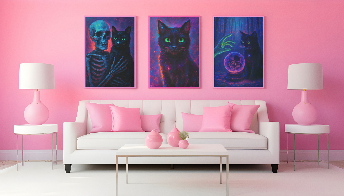 House of Sebastian - Introducing Sebastian the First - "Cosmo Kitty". One black cat who knows too much to be constrained by time or space.