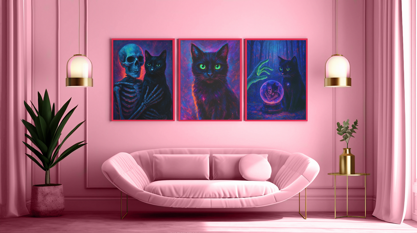 House of Sebastian - Introducing Sebastian the First - "Cosmo Kitty". One black cat who knows too much to be constrained by time or space.